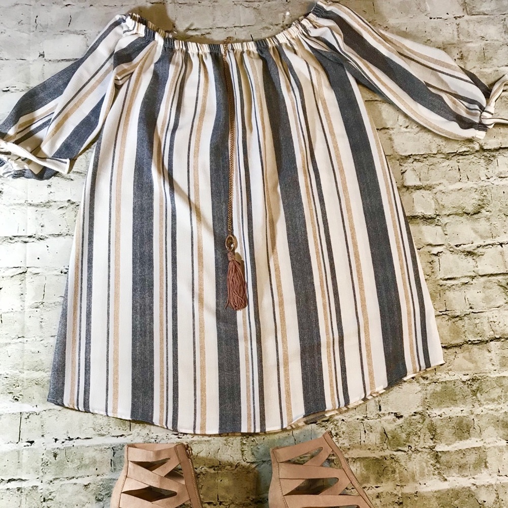 Beautiful Striped white Dress!